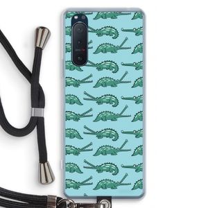 Kroko: Sony Xperia 5 II Transparant Hoesje met koord