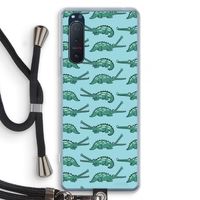Kroko: Sony Xperia 5 II Transparant Hoesje met koord