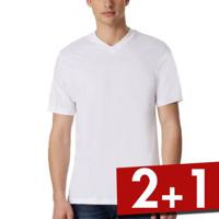 Schiesser 2 stuks Essentials American T-shirts V-neck