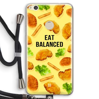 Eat Balanced: Huawei Ascend P8 Lite (2017) Transparant Hoesje met koord