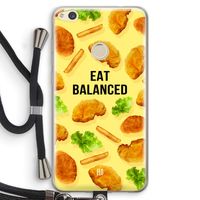 Eat Balanced: Huawei Ascend P8 Lite (2017) Transparant Hoesje met koord