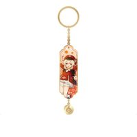 Genshin Impact Character Drawing Card Metal Keychain Klee - thumbnail