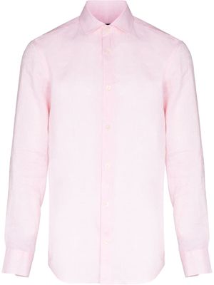 Frescobol Carioca chemise Antonio en lin - Rose