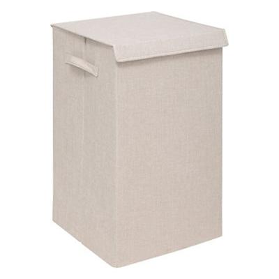 5Five Eureka sorteer wasmand - 74 liter - beige - 37 x 37 x 60 cm - MDF/Polyester stof