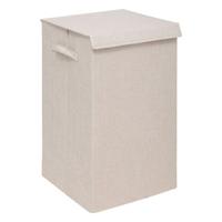 5Five Eureka sorteer wasmand - 74 liter - beige - 37 x 37 x 60 cm - MDF/Polyester stof 5Five Eureka sorteer wasmand - 74 liter - beige - 37 x 37 x 60 cm - MDF/Polyester stof