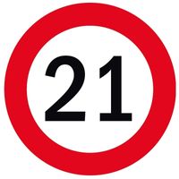 Bierviltjes verjaardag 21 jaar