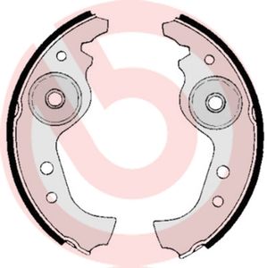 Remmenset, trommelrem BREMBO, u.a. für Fiat, Abarth, Lancia, Seat, Zastava, Yugo, Autobianchi, FSO, Innocenti