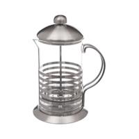 Cafetiere French Press koffiezetter - koffiemaker pers - 800 ml - glas/rvs