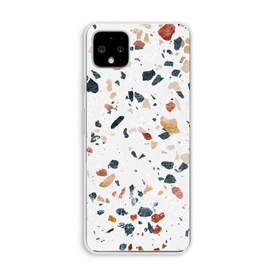 Terrazzo N°4: Pixel 4 XL Transparant Hoesje