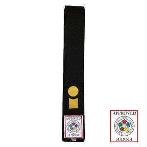 Essimo judo band zwart IJF approved