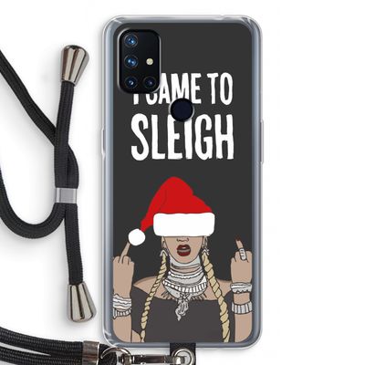 Came To Sleigh: OnePlus Nord N10 5G Transparant Hoesje met koord