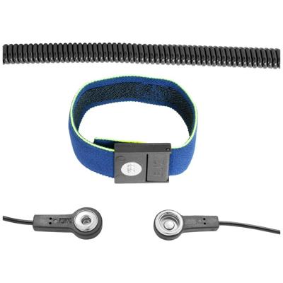 BJZ A-60409 Aardingsarmband Blauw, Geel