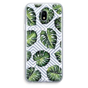 Geometrische jungle: Samsung Galaxy J3 (2017) Transparant Hoesje
