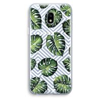 Geometrische jungle: Samsung Galaxy J3 (2017) Transparant Hoesje