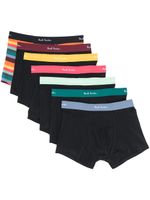 Paul Smith lot de sept boxers à taille à logo - Noir