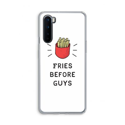 Fries before guys: OnePlus Nord Transparant Hoesje