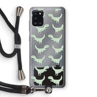 Dinos: Samsung Galaxy A31 Transparant Hoesje met koord