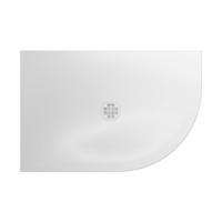 Crosswater Creo Offset Douchebak - 120x80x2.5cm - kwartrond - rechts - wit CRQ800X1200RHW Crosswater Creo Offset Douchebak - 120x80x2.5cm - kwartrond - rechts - wit CRQ800X1200RHW