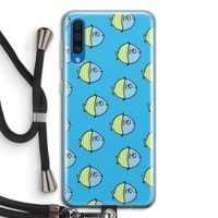 Visjes: Samsung Galaxy A50 Transparant Hoesje met koord