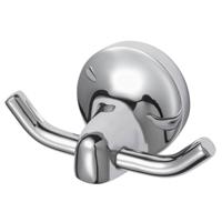 Haceka Aspen Handdoekhaak - dubbel - rond - chroom 1208526