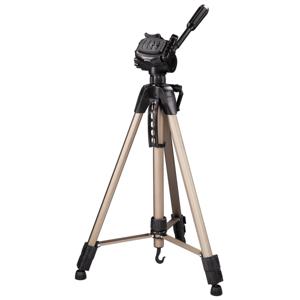 Hama Tripod 1/4 inch Werkhoogte: 64 - 160 cm Champagne Incl. tas, Waterpas