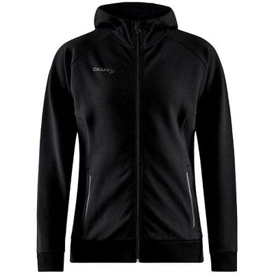 Craft Core Soul zip vrijetijdsvest (met capuchon) zwart dames