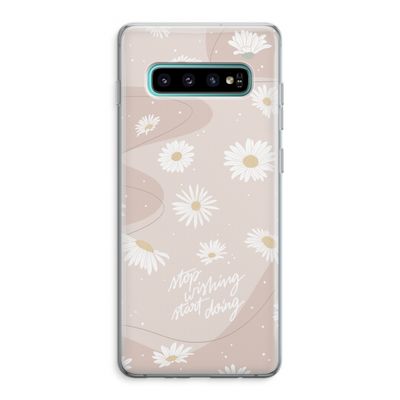 Daydreaming becomes reality: Samsung Galaxy S10 Plus Transparant Hoesje