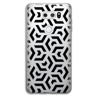 Crazy pattern: LG V30 Transparant Hoesje