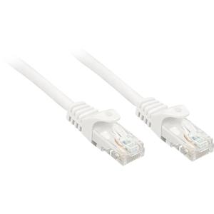 LINDY 48200 RJ45 Netwerkkabel, patchkabel CAT 6 U/UTP 0.30 m Wit Snagless 1 stuk(s)