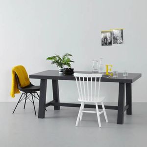 whkmp's own eetkamertafel Bushwick (180 cm) antraciet