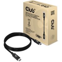 Club 3D USB4-C Gen2x2 Bi-Directional kabel 1 meter, 8K 60Hz, 40Gbps, PD 240W(48V/5A) EPR