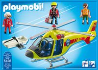 Playmobil Country - - Montagna - Elicottero del soccorso alpino - 5428 -Centro equestre - thumbnail