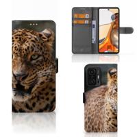 Xiaomi 11T | 11T Pro | Telefoonhoesje | Met pasjeshouder | Luipaard