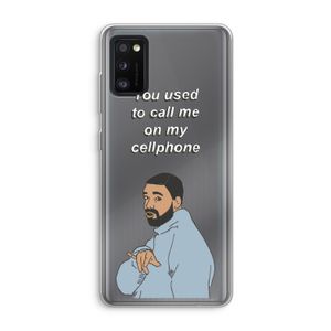 Hotline bling: Samsung Galaxy A41 Transparant Hoesje