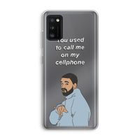 Hotline bling: Samsung Galaxy A41 Transparant Hoesje