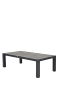 Qopps Cleveland koffie tafel 147 x 75 mat Royal Grey