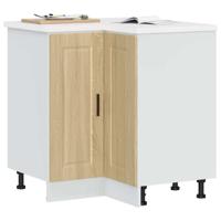 Keuken hoekonderkast "Porto" bewerkt hout sonoma eikenkleurig