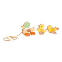 Classic World houten trekfiguur eenden