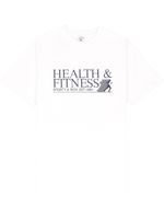 Sporty & Rich t-shirt Health & Fitness en coton - Blanc