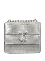 Jimmy Choo mini sac Varenne à ornements en cristal - Gris - thumbnail