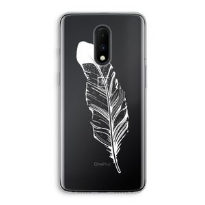 Pluim: OnePlus 7 Transparant Hoesje