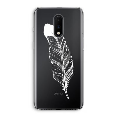 Pluim: OnePlus 7 Transparant Hoesje