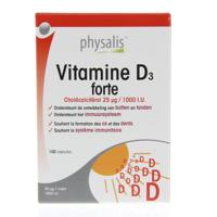 Physalis Vitamine D3 Forte 100Capsules