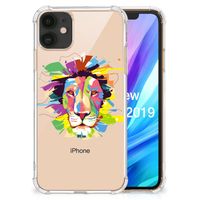 Apple iPhone 11 Stevig Bumper Hoesje Lion Color