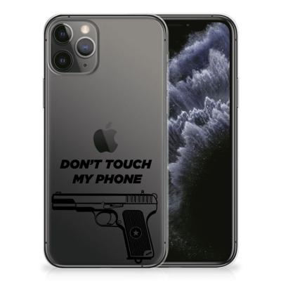 Apple iPhone 11 Pro Silicone-hoesje Pistol DTMP Apple iPhone 11 Pro Silicone-hoesje Pistol DTMP