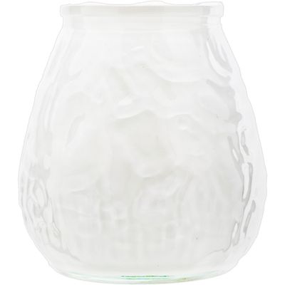 Cosy & Trendy lowboy tafelkaars - wit - 40 Branduren - 10 cm