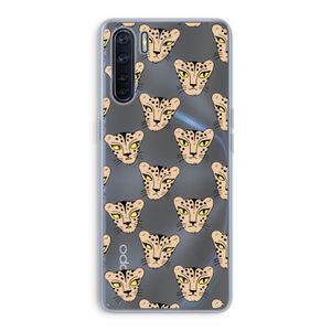 Tijger: Oppo A91 Transparant Hoesje