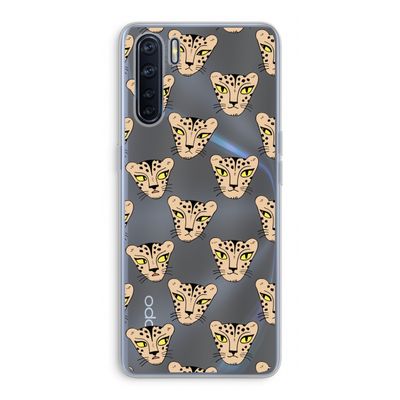 Tijger: Oppo A91 Transparant Hoesje