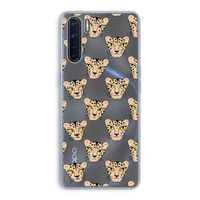 Tijger: Oppo A91 Transparant Hoesje