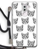 Kitten: Honor 6X Transparant Hoesje met koord